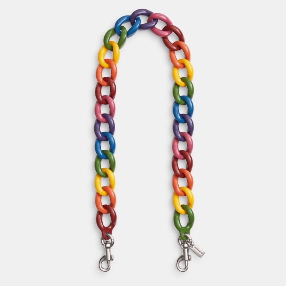 Brand new tags, Coach, rainbow, resin shoulder strap SOLD OUT ITEM!